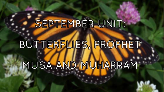 September Unit: Butterflies, Prophet Musa and Muharram