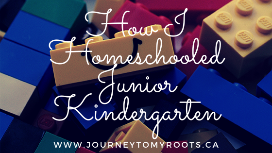 How I homeschooled Junior Kindergarten
